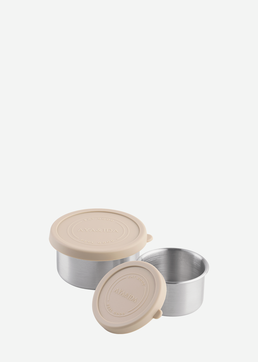 Snack Container - Cream Beige 100ML+200ML