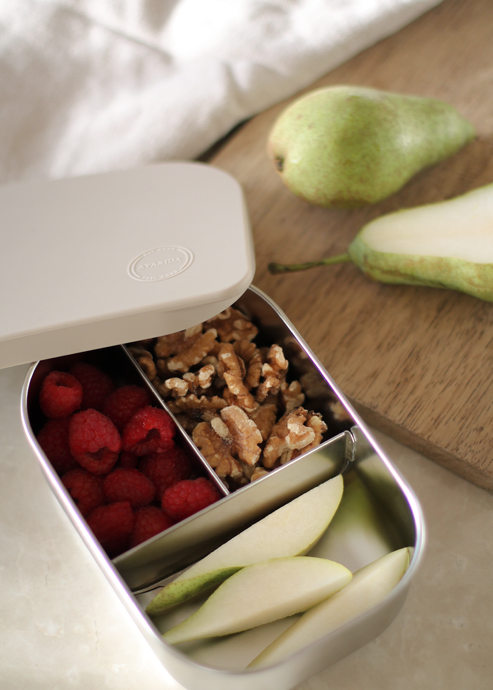 Lunch Box - Cream Beige - 900ML