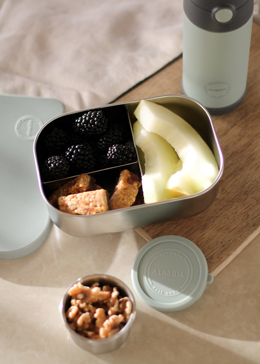 Lunch Box - Mint Green - 900ML