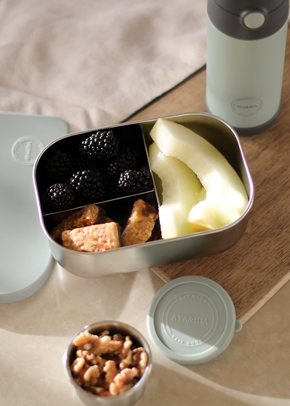 Lunch Box - Mint Green - 900ML