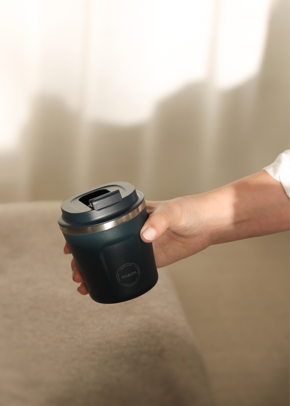 CUP2GO - Navy Blue - 240ML