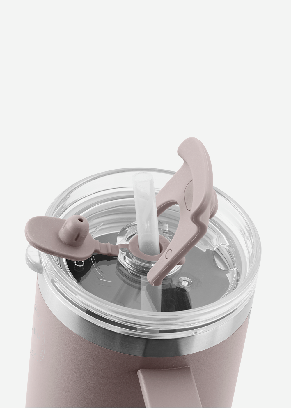 Thermo Cup with Straw - Soft Rose - 885ML