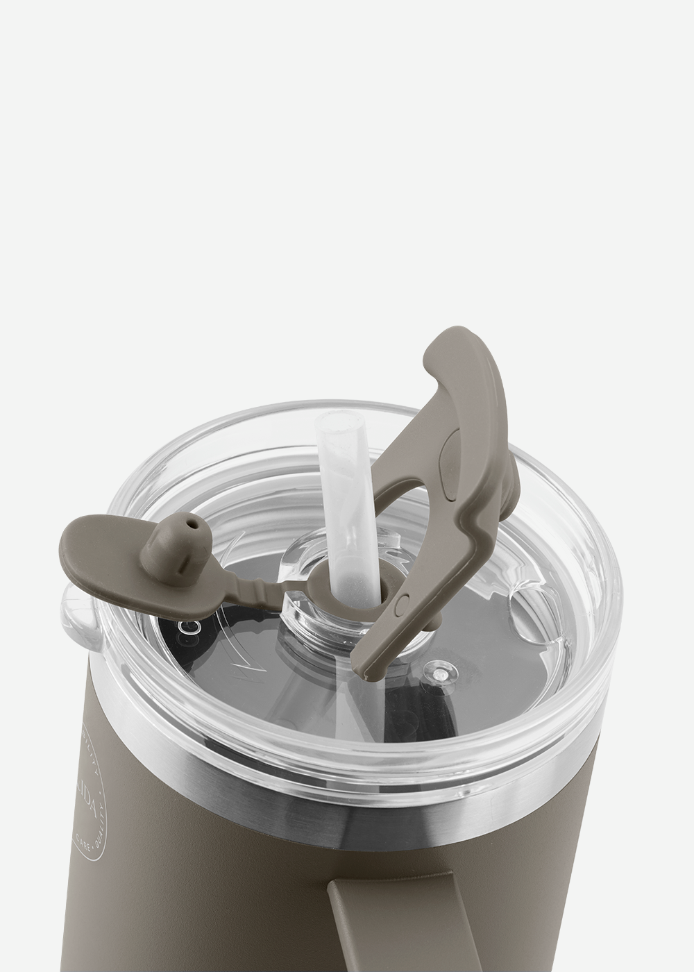 Thermo Cup with Straw - Driftwood - 885ML