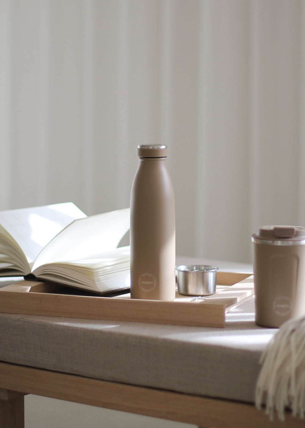 Drikkeflaske - Dusty Brown - 500ML