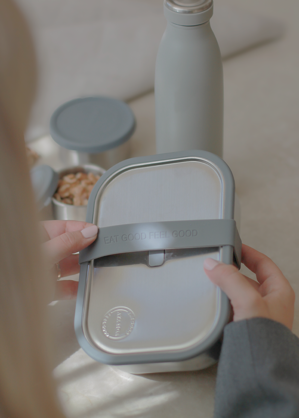 Lunch Box - Dark Grey - 1000ML