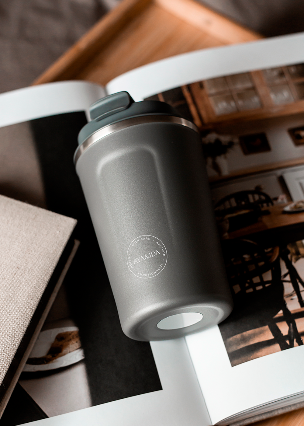 CUP2GO - Dark Grey - 380ML