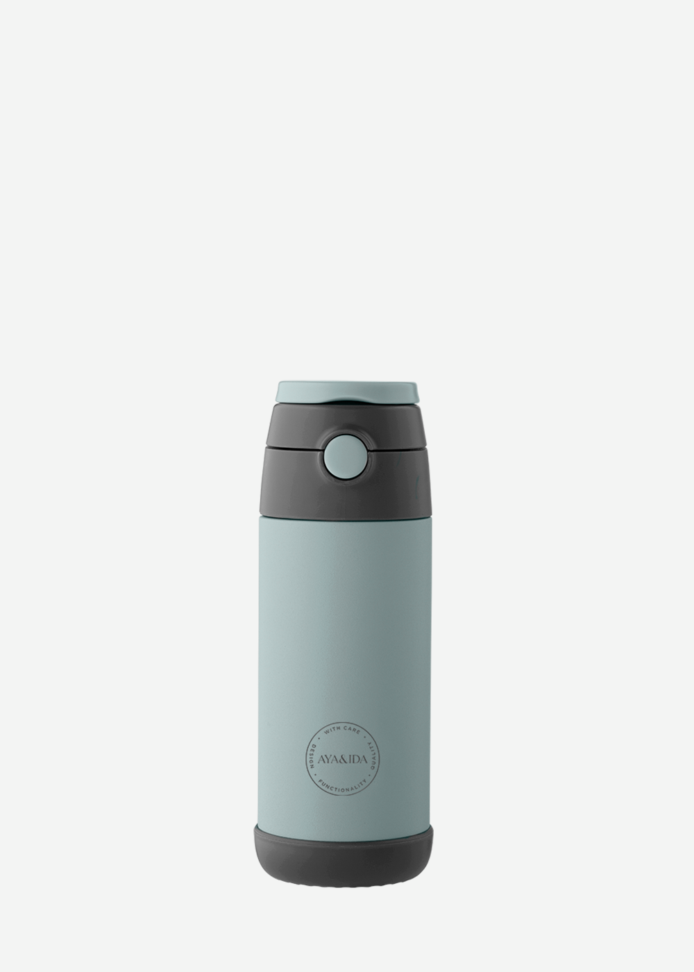 Kids Straw Bottle - Mint Green - 350ML