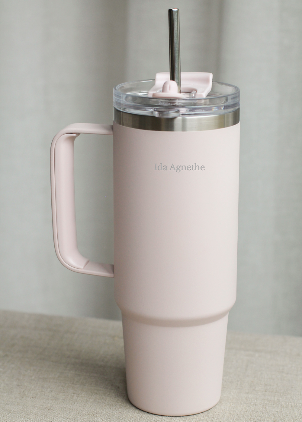 Thermo Cup with Straw - Gravering