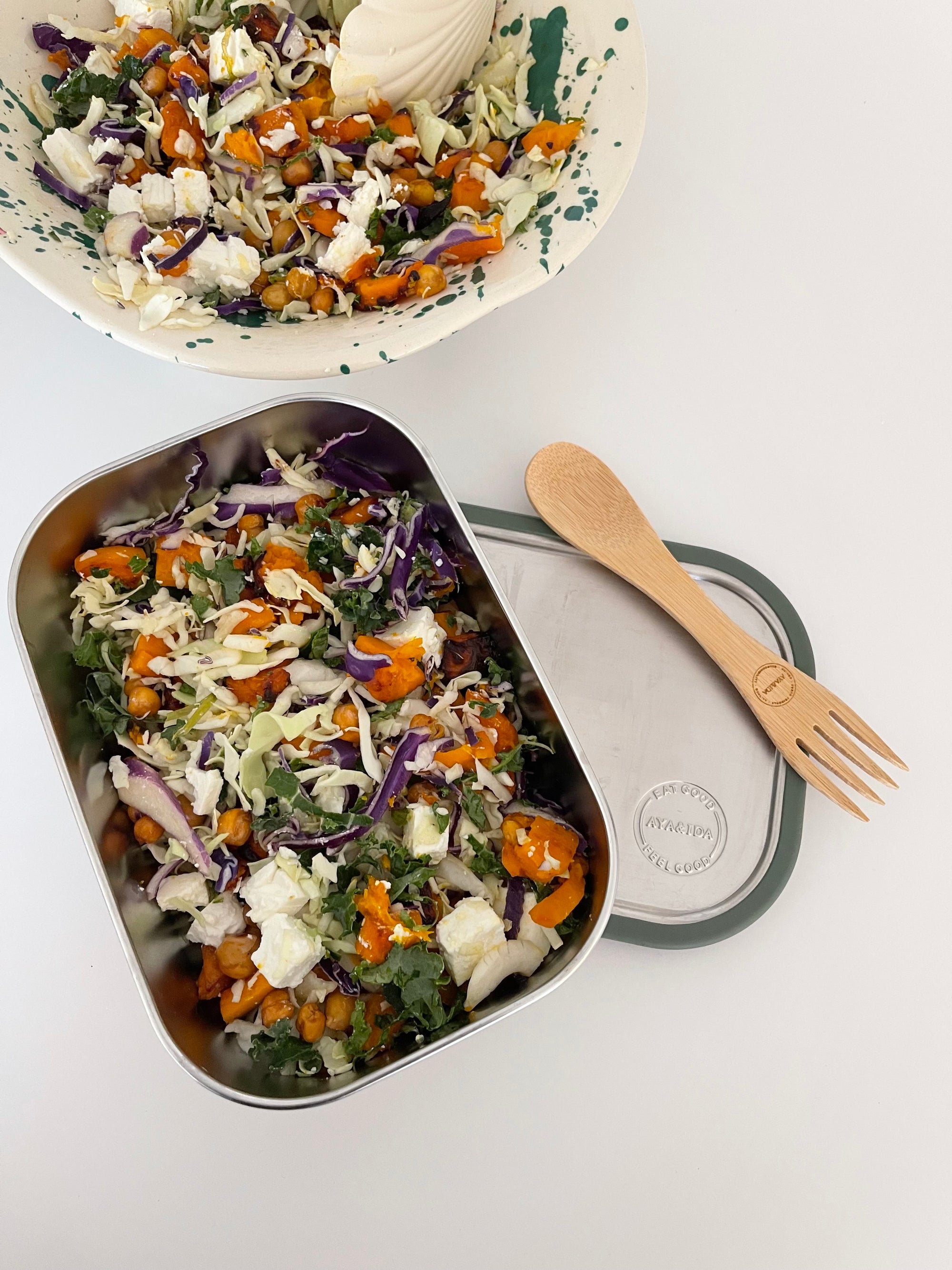 Opskrift på en sund salat, der også er god på madpakken
