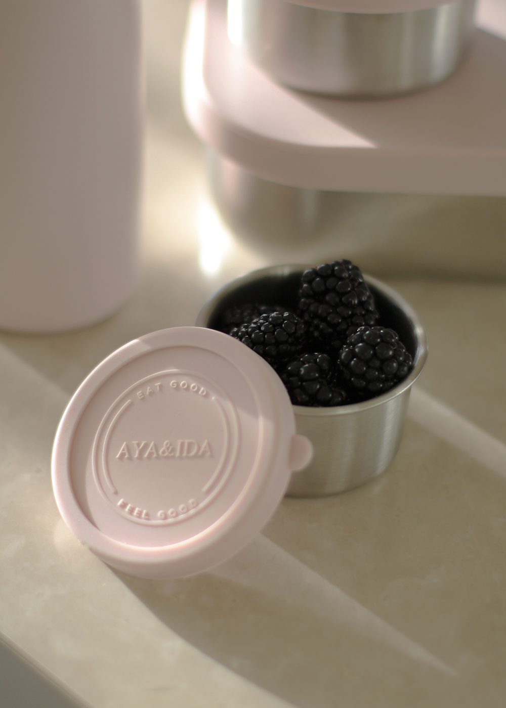 Snack Container - Soft Rose 100ML+200ML