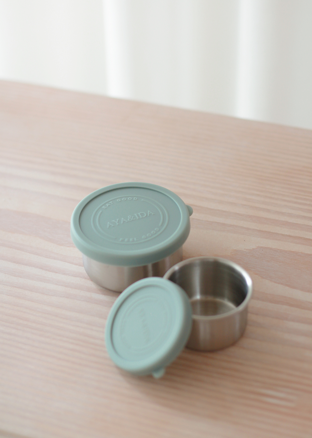 Snack Container - Mint Green 100ML+200ML