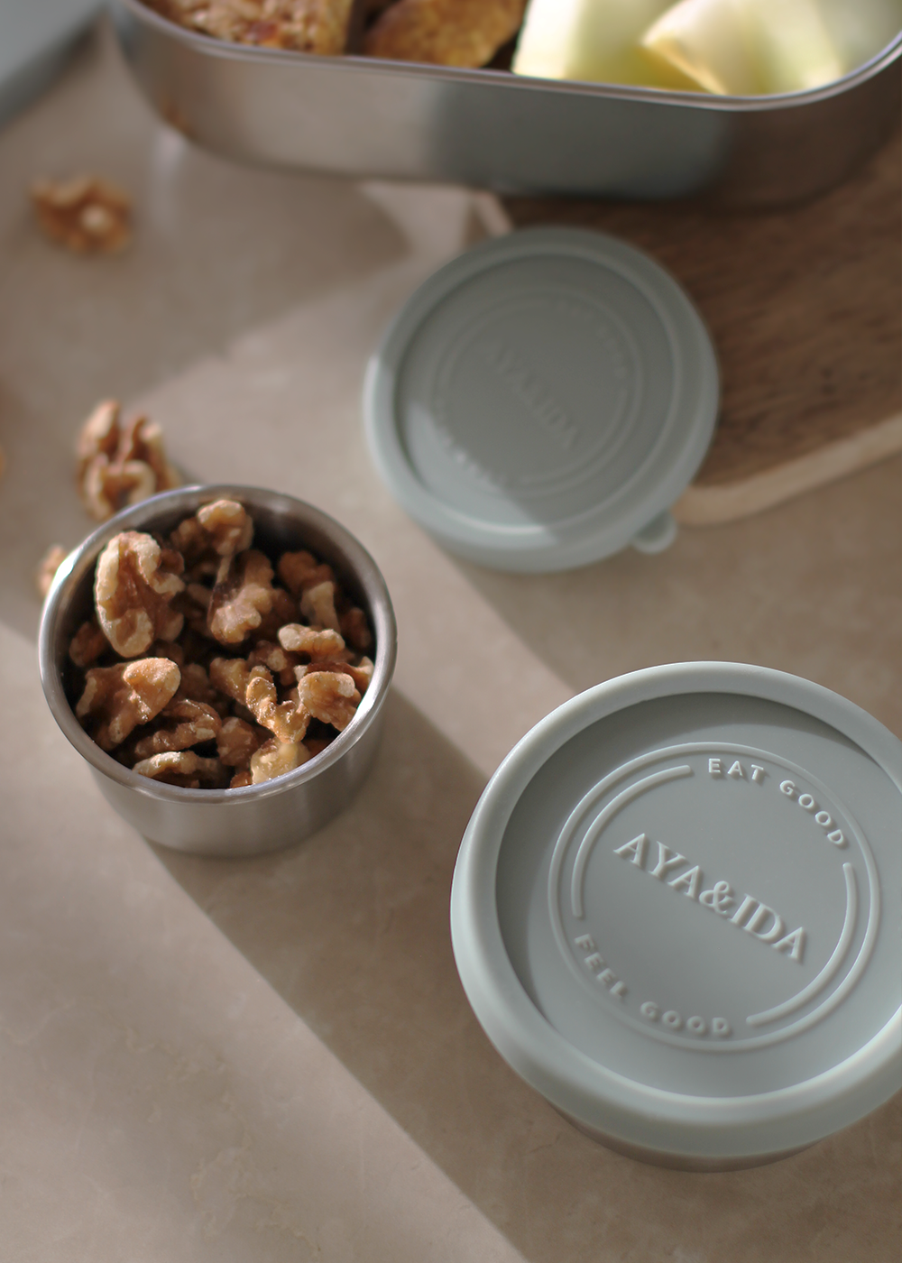 Snack Container - Mint Green - 100ML+200ML