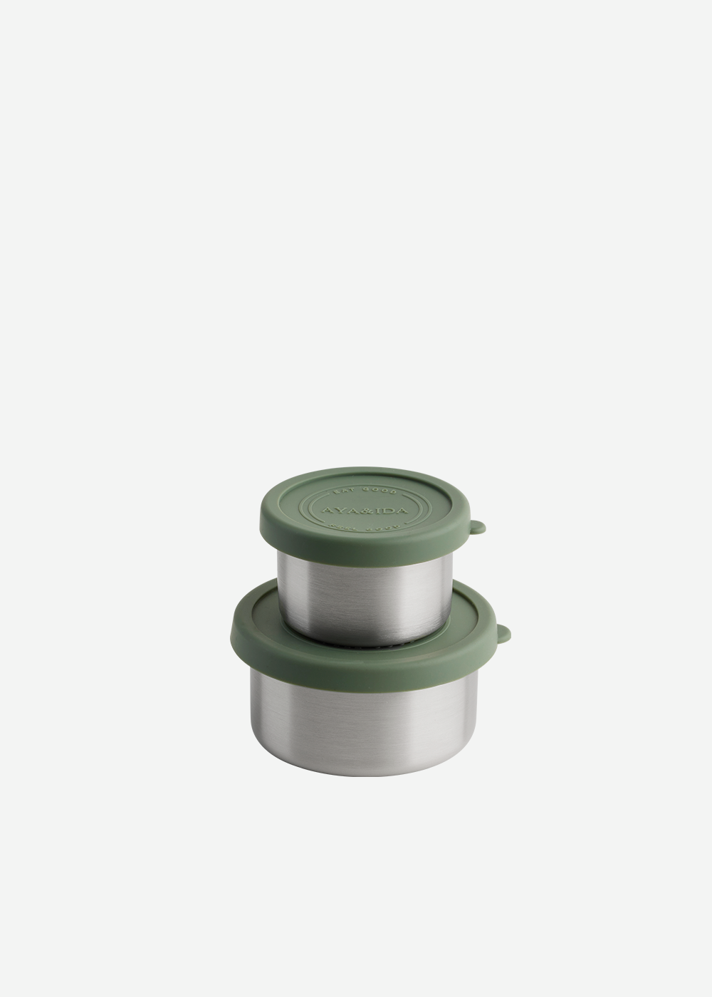 AYA&IDA Snack Containers 2 pcs - Tropical Green Shop Here!