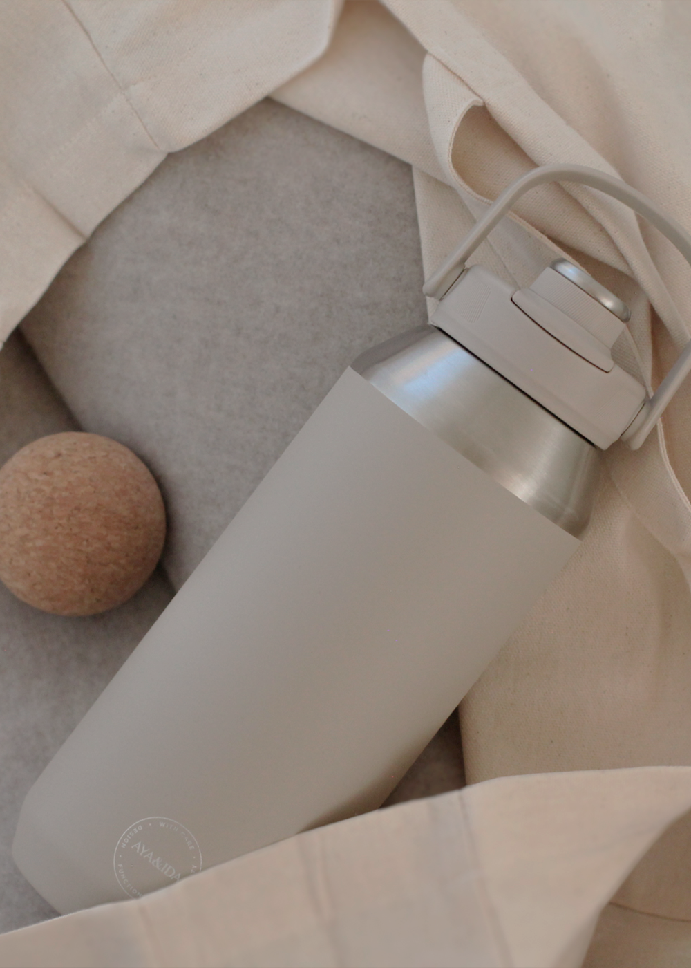 Sports Bottle - Cream Beige - 950ML