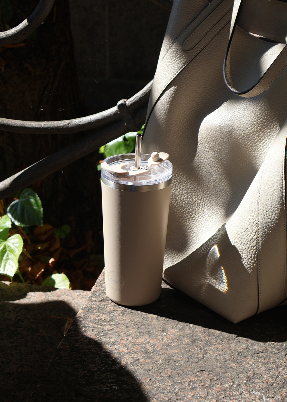 Thermo Cup with Straw - Soft Rose - 600ML