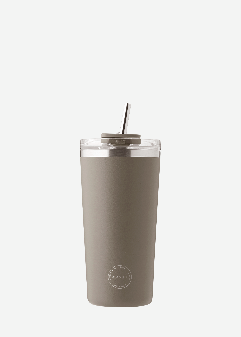 Thermo Cup with Straw - Driftwood - 600ML