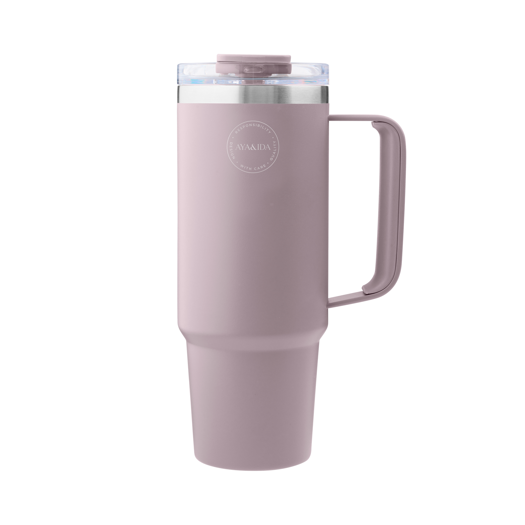 Thermo Cup with Straw - Lavender - 885ML