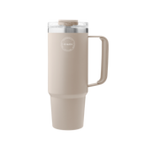 Thermo Cup with Straw - Cream Beige - 885ML