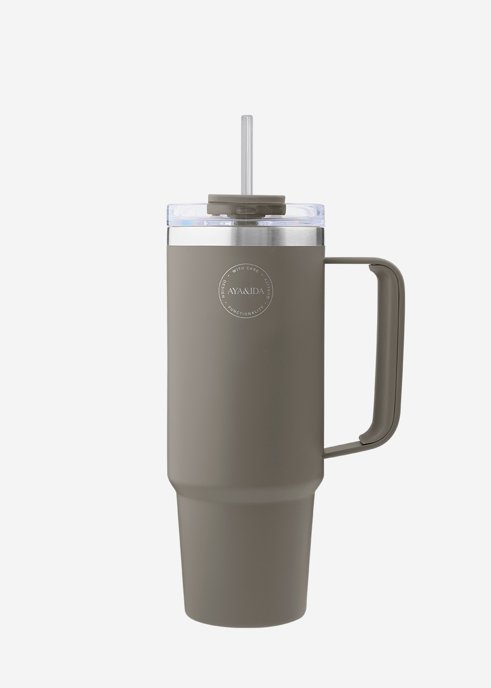 Thermo Cup with Straw - Driftwood - 885ML