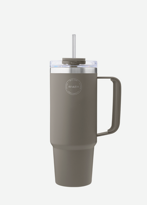 Thermo Cup with Straw - Driftwood - 885ML