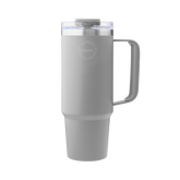 Thermo Cup with Straw - Light Grey - 885ML