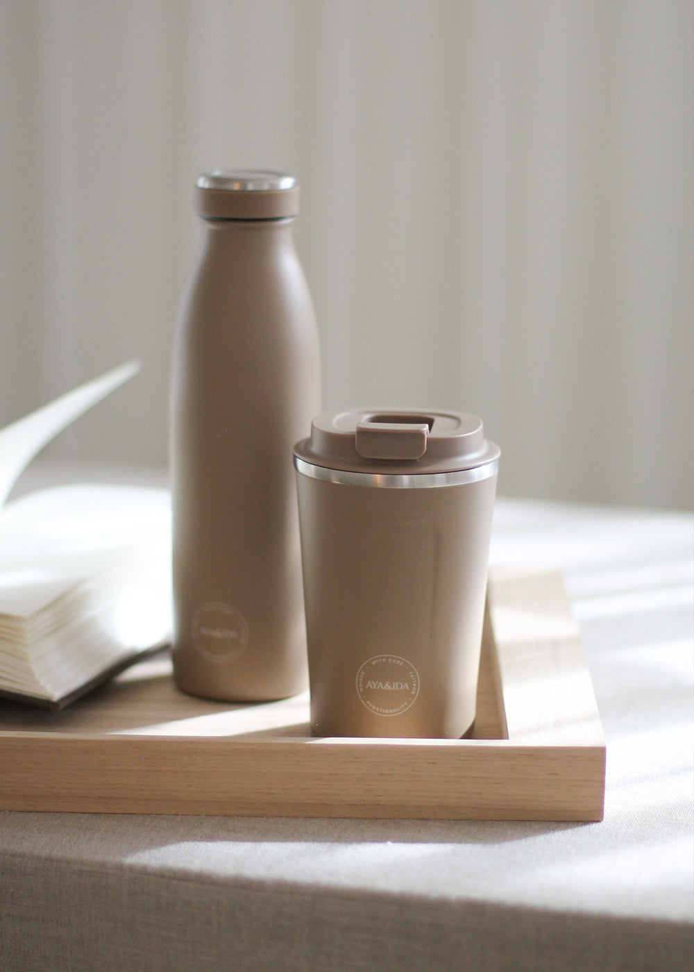 CUP2GO  - Dusty Brown - 380ML