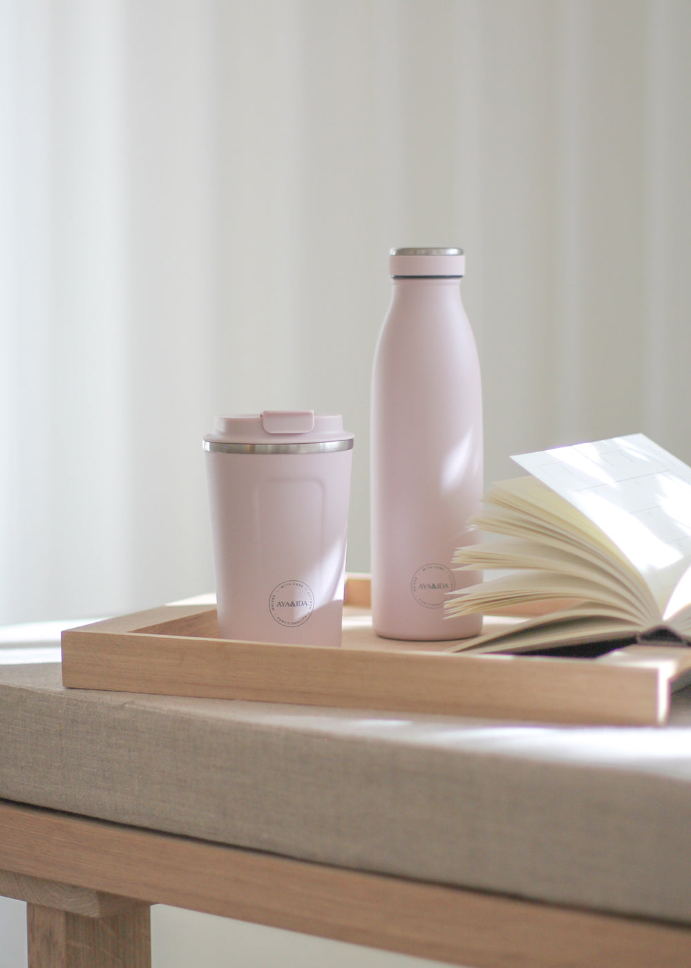 Drikkeflaske - Soft Rose - 500ML