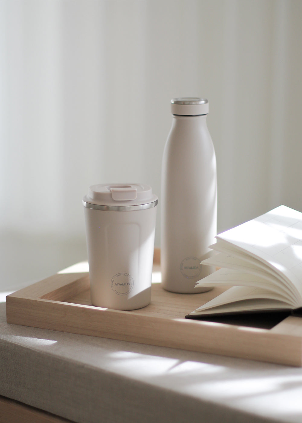 Drikkeflaske - Cream Beige - 500ML