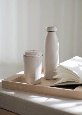 Drinking Bottle - Cream Beige - 500ML