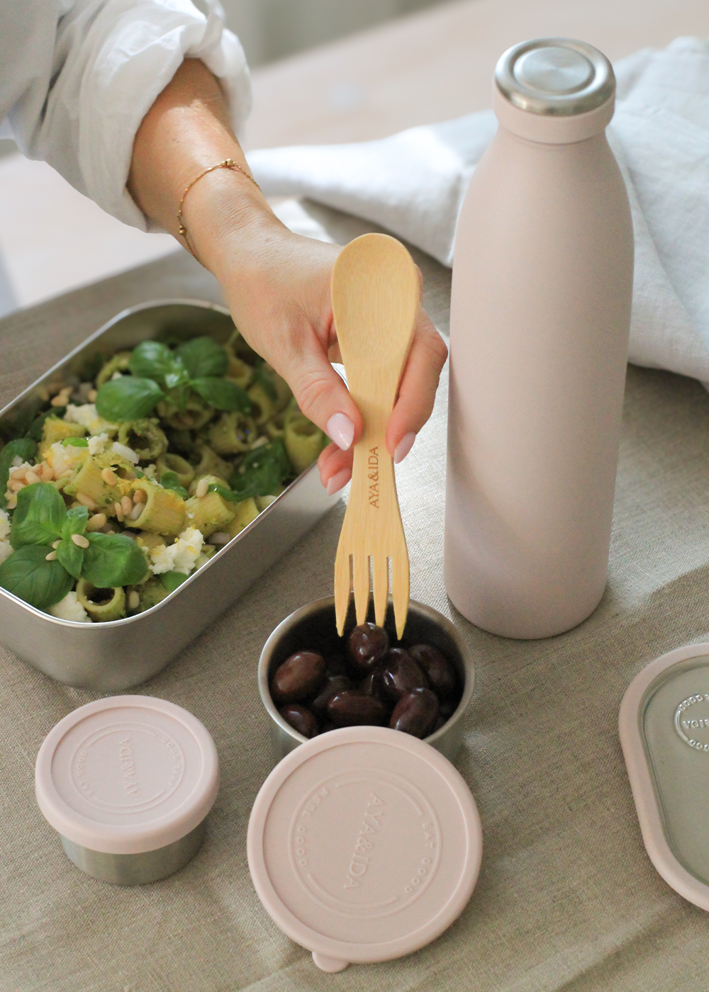 Lunch Box - Soft Rose - 1000ML