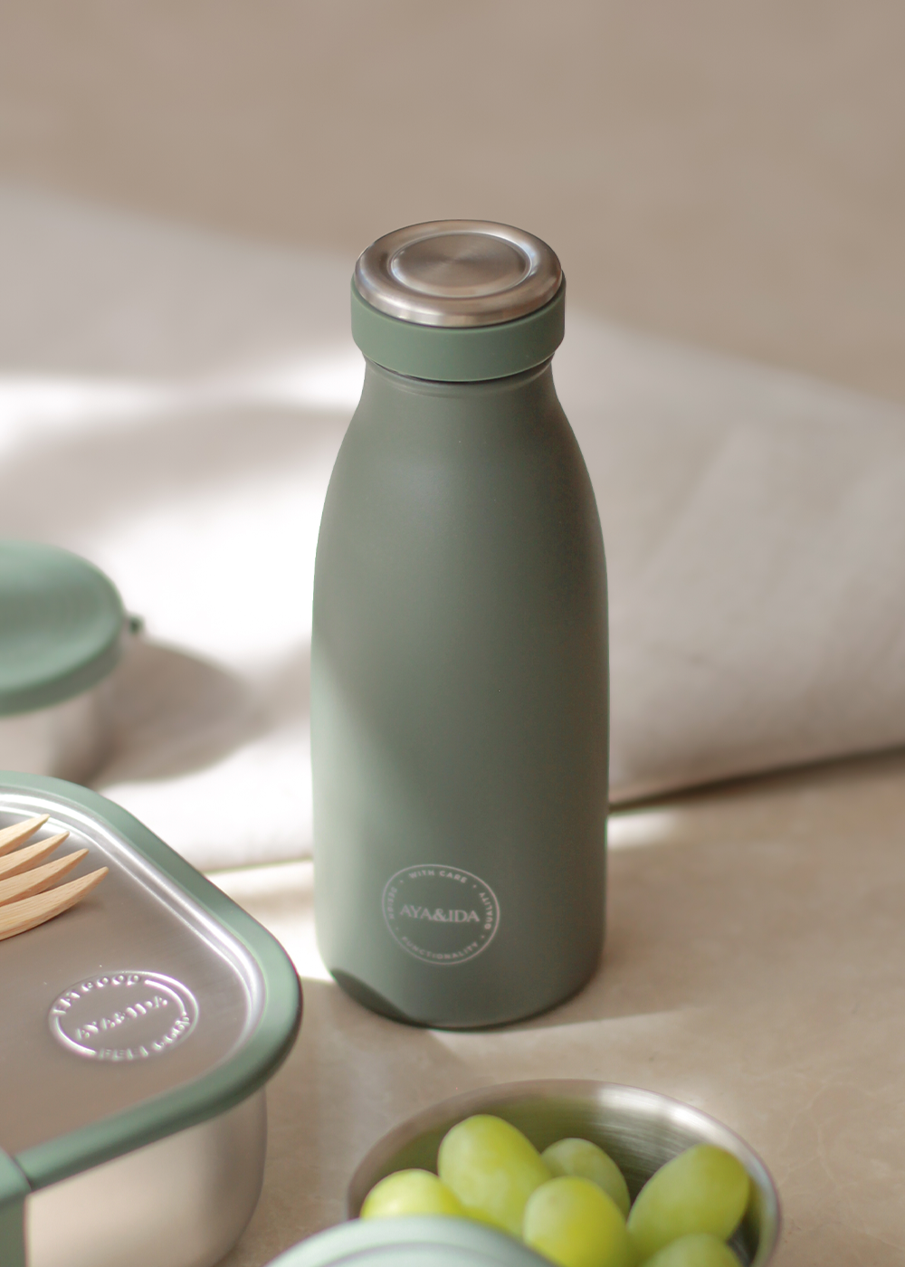 Drikkeflaske - Tropical Green - 350ML