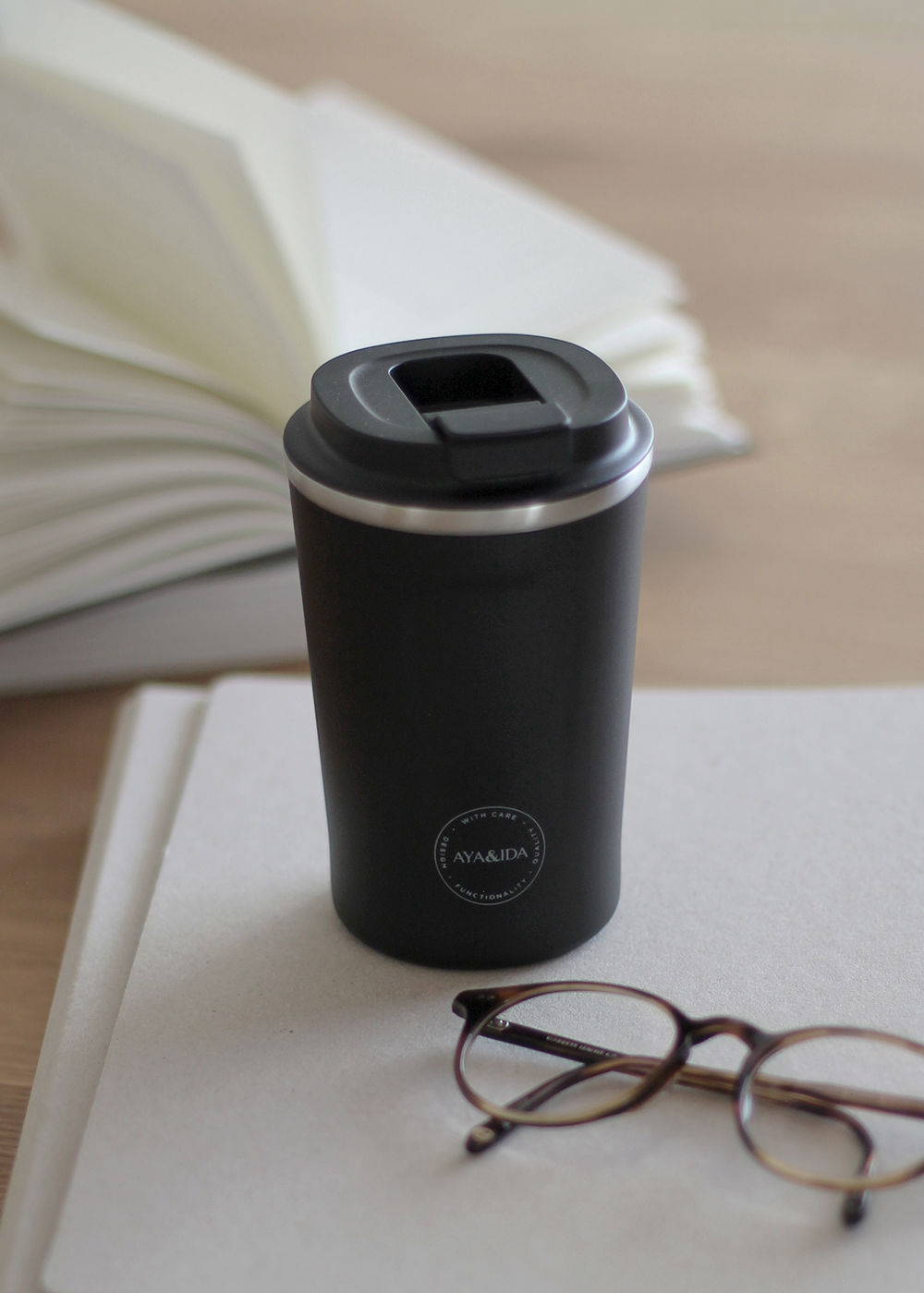 CUP2GO - Matte Black - 380ML