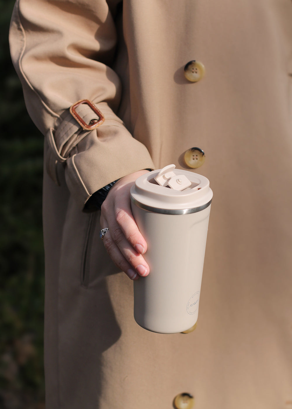 CUP2GO - Cream Beige - 500ML