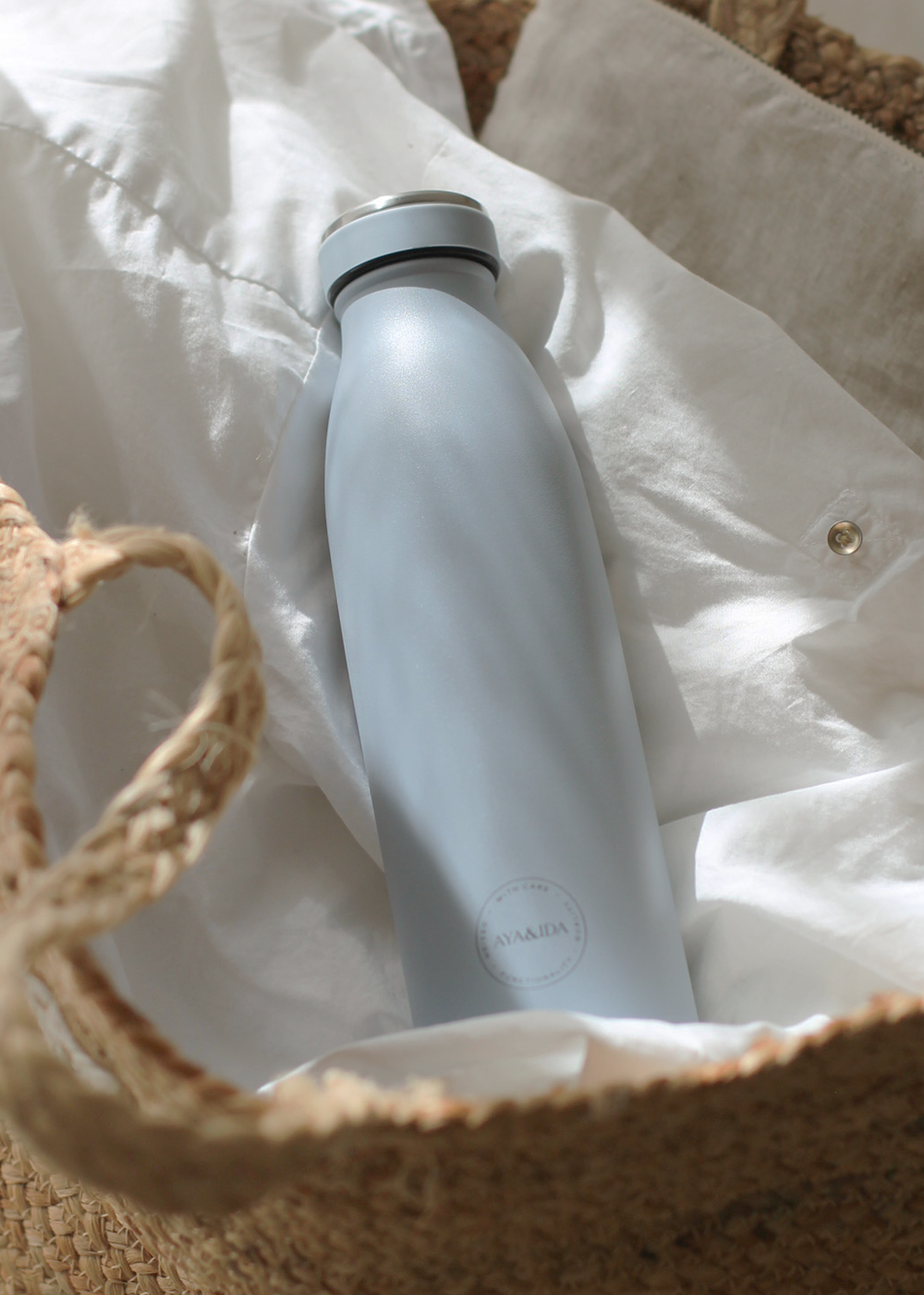 Drikkeflaske - Powder Blue - 500ML