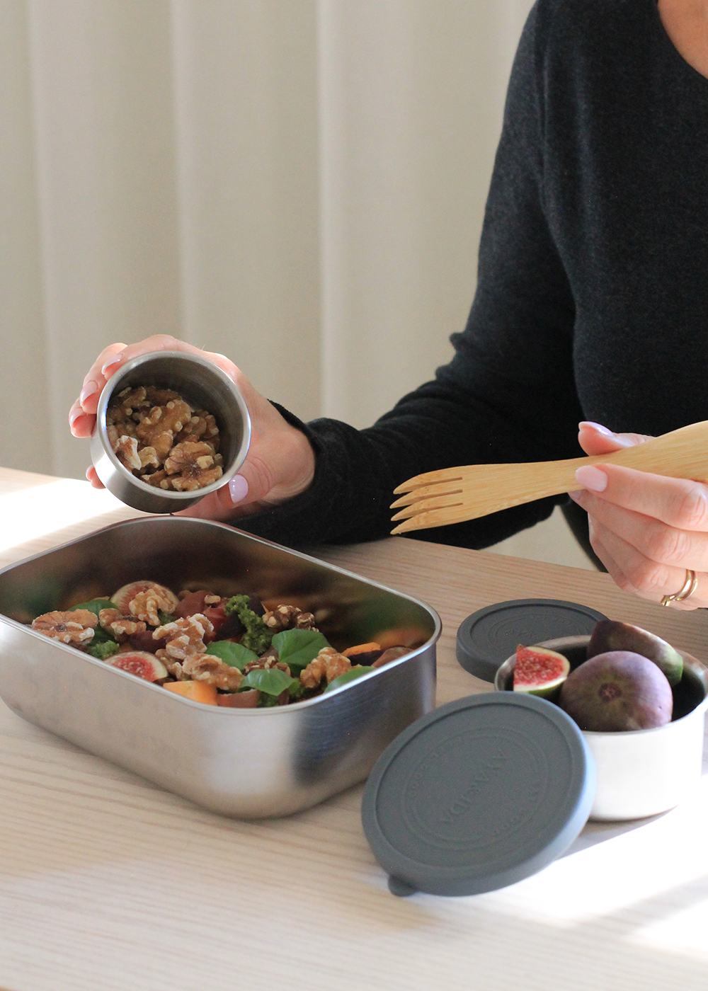 Lunch Box - Dark Grey - 1000ML