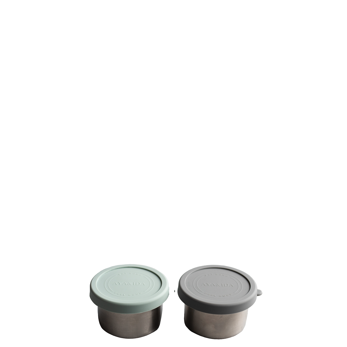 Snack Container - Dark Grey / Mint Green - 100ML
