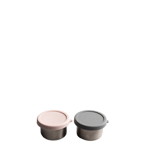 Snack Container - Dark Grey / Soft Rose - 100ML