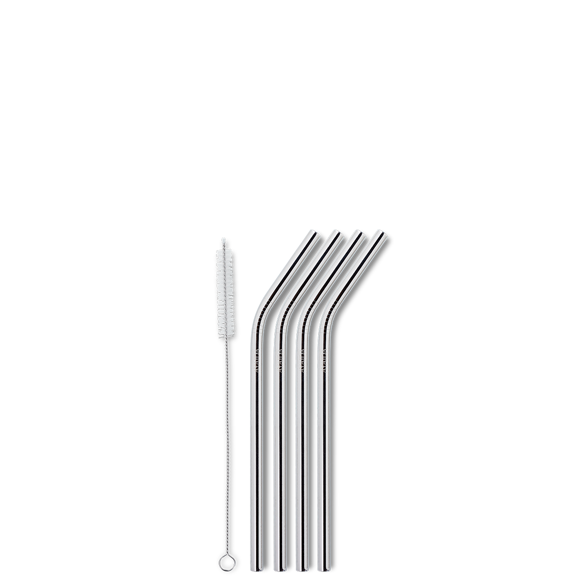 Reusable Smoothie Straw - Silver