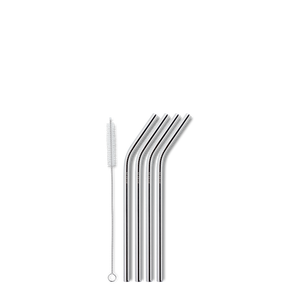 Reusable Smoothie Straw – Silver
